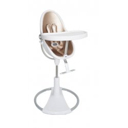 white-gold - Стульчик для кормления Bloom Fresco Chrome White / Black Comfort